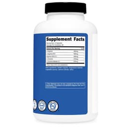 Nitric Oxide Nutricost 2250mg, 180 viên nang - 750mg mỗi viên, 60 khẩu phần 2