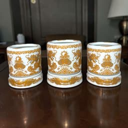 [FULL SET] Bộ thờ men trắng Phúc Lộc Thọ RỒNG VIỆT cao cấp Gốm Bát Tràng - hoàn hảo bàn thờ gia tiên 3