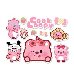Decal xe điện hình Loopy dễ thương, decal thân xe, chống nước, biến tấu cá tính cho xe máy. 2