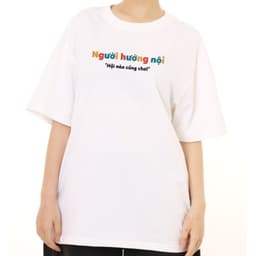 Áo Thun Người Hướng Nội Hội Nào Cũng Chơi Câu Nói Hài Hước Vui Nhộn, Tặng Bạn Bè Nam, Nữ Oversize 7