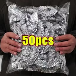 Combo 50 vỏ bọc thực phẩm màng nhôm, màng cách nhiệt Vỏ cách nhiệt Lá nhôm Vỏ cách nhiệt thực phẩm. 6