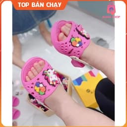 Dép Tổ Ong Có Quai Cho Bé Dưới 3 Tuổi _ Lê Chun Dành Cho Bé Tập Đi Siêu Nhẹ Siêu Êm chân 9-16cm Bonnshop 7