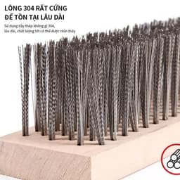 [ Chổi Chà Rêu 30cm  ] Chổi sắt cọ rửa đa năng, loại 30cm, cọ rong rêu, vệ sinh nhà cửa sân vườn, đa năng . PA SHOP 2010 2