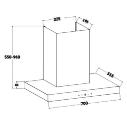 Máy hút mùi FANDI EFPR70 | Nhập khẩu Malaysia | Công suất 1400m3/h | Bảo hành toàn quốc 3 năm 7