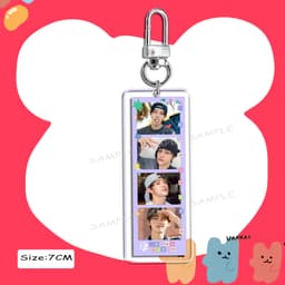4 Photobooth Kpop CORTIS Keychain Acrylic SEONGHYEON KEONHO JUHOON JAMES MARTIN Accessories Key Ring Fun Merch 4