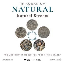 1kg Sạn Suối Tự Nhiên dùng trải nền bể cá (Sản phẩm có nhiều size) 1