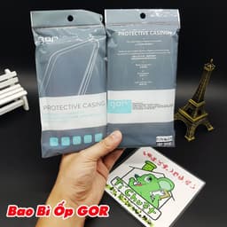 [Chính Hãng GOR] Ốp lưng iPhone 13 Mini 5.4" Silicon Dẻo trong suốt Loại Tốt 9