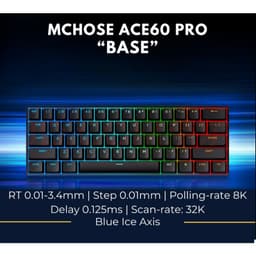 Bàn phím cơ Gaming từ tính Mchose Ace60, Ace68, Ace68 V2 | Rapid Trigger | 1000hz | 8000hz 4
