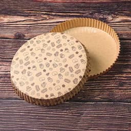 ZOOMING 50 Khay Giấy Pizza, Chảo Pizza Dùng Một Lần Chống Dính Tròn, Ứng Dụng Nướng Bánh Giấy Chống Mỡ Đa Kích Thước 3