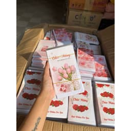 COMBO SỈ THIỆP CHÚC MỪNG HOA CAO CẤP – SET 50/100/200 THIỆP – PHỤ KIỆN GÓI HOA, QUÀ TẶNG 3