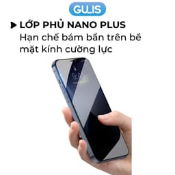 Kính Cường Lực iPhone Voi g Siêu Cứng ip 6-15PROMAX, Cường lục voi trong suốt GULIS 4