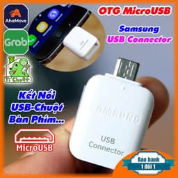 [Chính Hãng] OTG MicroUSB Samsung USB Connector S7 Note 5 ZIN Bóc Máy 1