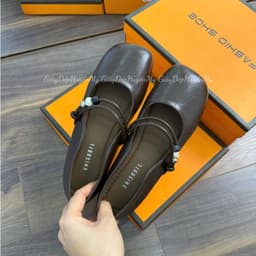 Giày Bệt Nữ 𝙔𝙐𝙇𝙄𝙉𝘼 Da Mềm Cao Cấp Quai Ngọc Hàng Cao Cấp hot - Lt51 6