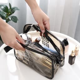 Set 3 Túi Đựng Mỹ Phẩm Trong Suốt💚CAM KẾT CHUẨN💚 Túi Du Lịch Trong Suốt Chống Thấm em.shoppp 7