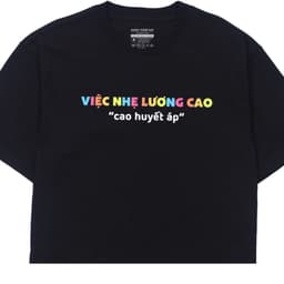Áo Thun Việc Nhẹ Lương Cao Huyết Áp Câu Nói Hài Hước Công Sở, Văn Phòng Cho Nam, Nữ - Tịm Áo Nè 8