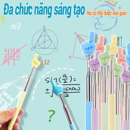 "Que chỉ bảng inox hình ngón tay, gậy chỉ bảng dạy chắc chắn, dài 68,5cm, chống trơn trượt bền bỉ." 9