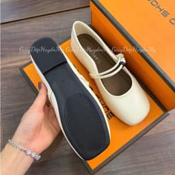 Giày Bệt Nữ 𝙔𝙐𝙇𝙄𝙉𝘼 Da Mềm Cao Cấp Quai Ngọc Hàng Cao Cấp hot - Lt51 5