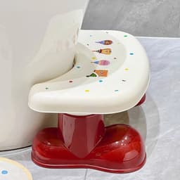 Ghế đẩu phòng tắm DAPHS, Bồn cầu tựa chân hoạt hình chống trượt, Thiết thực chắc chắn Hỗ trợ nhà vệ sinh Bước sử dụng phòng tắm 3