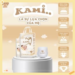 (TRỢ GIÁ 8%)Tã bỉm trẻ em KAMI ORGANIC - bỉm Nhật Đủ size mềm mỏng,thấm hút tốt 6