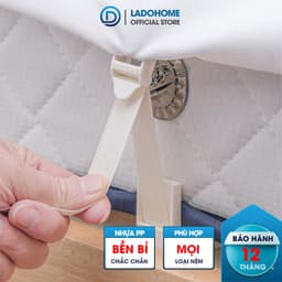 Bộ 4 cái kẹp chống trượt ga trải giường drap và vỏ chăn LADOHOME D1863, kẹp cố định góc chăn bông ga giường 1