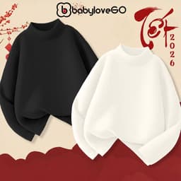 Áo giữ nhiệt Ultra Warm bé trai BabyloveGO áo thu đông dài tay cổ lọ mềm mịn ấm áp, co giãn tốt cho bé 1-10 tuổi 1