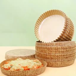 ZOOMING 50 Khay Giấy Pizza, Chảo Pizza Dùng Một Lần Chống Dính Tròn, Ứng Dụng Nướng Bánh Giấy Chống Mỡ Đa Kích Thước 9