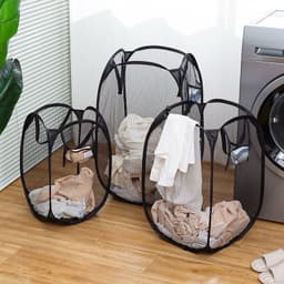 Túi Lưới Đựng Quần Áo Bẩn Gấp Gọn 36×58cm – Giỏ Đựng Đồ Giặt Thông Thoáng 1