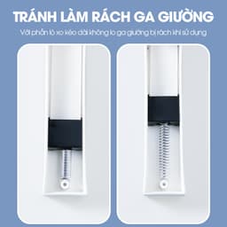 Bộ 4 cái kẹp chống trượt ga trải giường drap và vỏ chăn LADOHOME D1863, kẹp cố định góc chăn bông ga giường 7