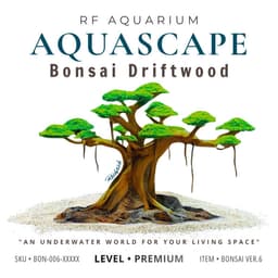 Layout Bonsai Ver.6 Gắn Sẵn Tán | Layout Thuỷ Sinh Cao Cấp Được Chế Tác Thủ Công | RF Aquarium 1