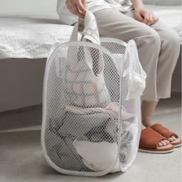 Túi Lưới Đựng Quần Áo Bẩn Gấp Gọn 36×58cm – Giỏ Đựng Đồ Giặt Thông Thoáng 6