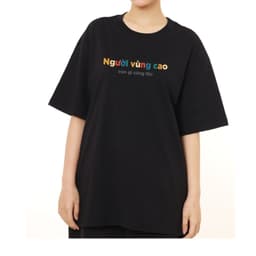 Áo Thun Người Vùng Cao Gì Cũng Tặc Câu Nói Hài Hước Vui Nhộn Tặng Bạn Bè Nam Nữ 100% Cotton Oversize 5