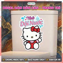 Sticker Dán Bồn Cầu Dễ Thương - Trang Trí Toilet, Nhà Vệ Sinh 7
