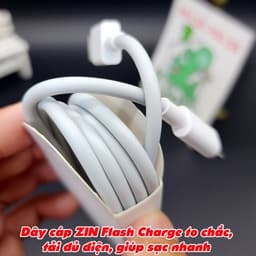 [Chính Hãng] Cáp 6A Sạc Nhanh Flash Charge 66W 80W 120W VIVO / iQOO USB Type-C ZIN Dài 1m 3