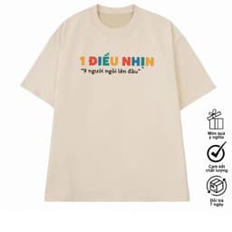 Áo 1 Điều Nhịn 9 Người Ngồi Lên Đầu Câu Nói Hài Hước Công Sở Văn Phòng Cho Nam Nữ Oversize Cotton 3