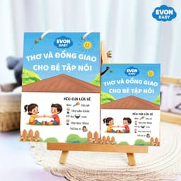 Thẻ Flash EVON BABY dạy bé tập nói - Bé Học Nói Qua Thơ Và Đồng Giao 4