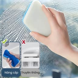Bàn Chải Đa Năng Nhà Tắm Tay Cầm Dài - Cọ Sàn, Vệ Sinh Bồn Tắm, Đường Ray Cửa & Góc Khuất 4