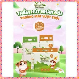 COMBO 2 bịch Tã Bỉm Quần Dán AMOR NATURAL, Mềm Mại, Mỏng Nhẹ đủ size 2