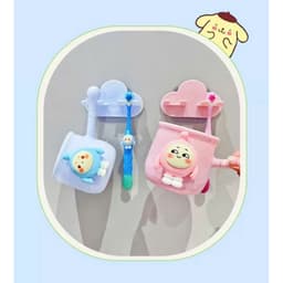 Cốc đánh răng kèm bàn chải các nhân vật hoạt hình , siêu cute,Đáng yêu 5