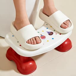 Ghế đẩu phòng tắm DAPHS, Bồn cầu tựa chân hoạt hình chống trượt, Thiết thực chắc chắn Hỗ trợ nhà vệ sinh Bước sử dụng phòng tắm 5