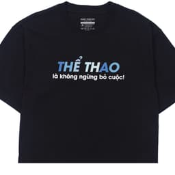 Áo Thun Thể Thao Là Không Ngừng Bỏ Cuộc Câu Nói Hài Hước Cho Nam, Nữ Thoáng Mát Oversize - Tịm Áo Nè 4