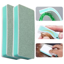 🏵️🏵️Cục tẩy cặn canxi bể cá thuật đa năng xốp tẩy cặn can xi bể cá hồ cá Không cóhư hại nào đối với kính Tẩy đánh bóng 2