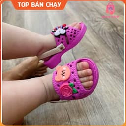 Dép Tổ Ong Có Quai Chun Cho Bé Dưới 2 Tuổi Dành Cho Bé Tập Đi Siêu Nhẹ Siêu Sticker Ngẫu Nhiên Bonnshop 2
