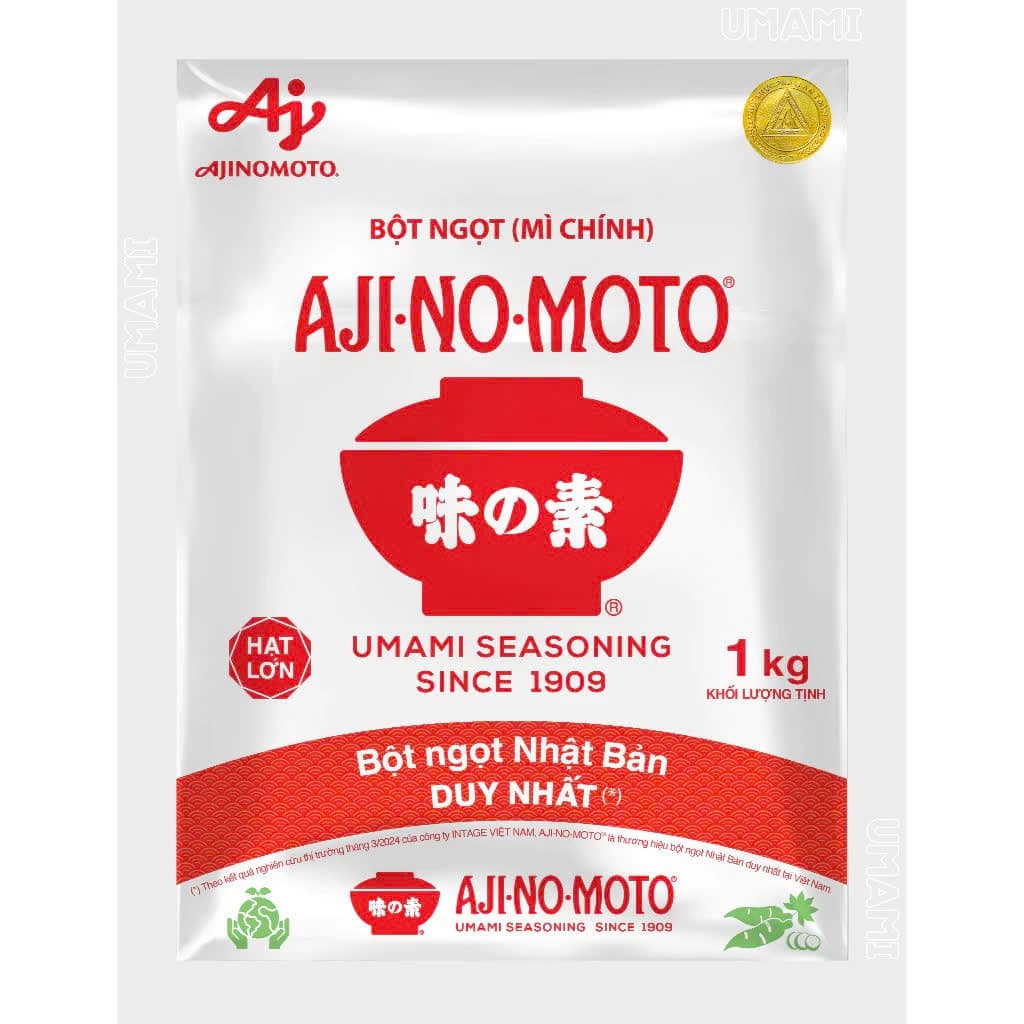 CHÍNH HÃNG FULLVAT nguyên thùng 15 gói Bột Ngọt Ajinomoto Hạt Lớn Gói 1 KG
