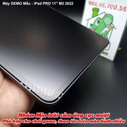 [Nhám Chống Vân Tay] Kính CL iPad Air 3 10.5 2019/ Pro 10.5" 2017 Cường Lực Matte Mờ Chống Chói 9