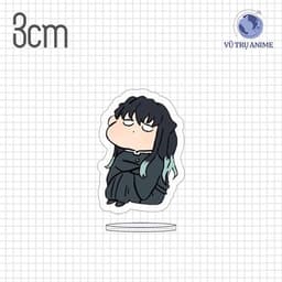 Mô hình, móc khóa KIMETSU NO YAIBA ver MẮT TRÒN Standee 3cm 5cm, làm quà tặng bạn bè, trang trí góc học tập, Treo balo 3