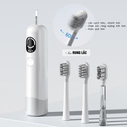 Set 2 đầu thay thế cho đầu bàn chải điện Wisezen TB01 REISONIC H610 Pro Minh House làm sạch răng 4
