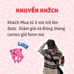 Mũ lưỡi trai unisex nón bóng chày nam nữ thêu nơ phong cách Hàn Quốc Sollle STCB 2