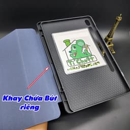[DUX DUCIS-Có Khay Bút] Bao Da MTB Samsung Tab S9 11"/ S9 FE 10.9" X516B X716B DOMO Series Lưng Dẻo Vải Jean Chính Hãng 9