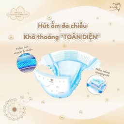 (TRỢ GIÁ )COMBO 2 BỊCH Tã Bỉm KAMI Organic Thấm Hút 1000ml- Siêu mỏng- Mềm mại  NB70/S70/Md70/M56/L50/XL50/XXL50/3XL50 5