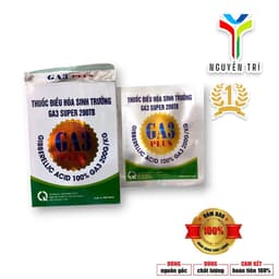 GA3 Super 200TB – Kích Thích Sinh Trưởng, Kéo Dài Thân, Tăng Đậu Trái, Nở Hoa Mạnh (Gói 5g) 3
